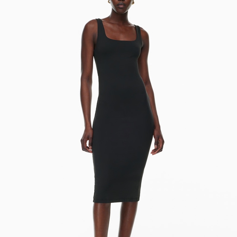 NWT Aritzia Contour Squareneck Midi Dress